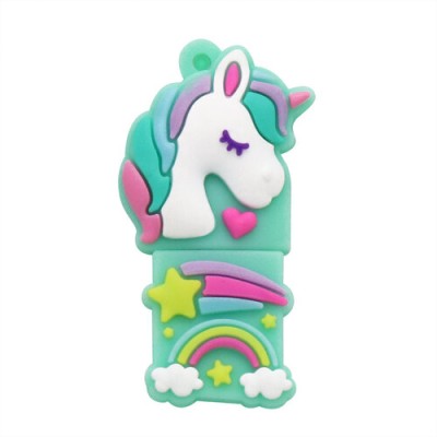Memoria USB BRobotix - 32GB - USB 2.0 - Unicornio Arcoíris - 190432-29