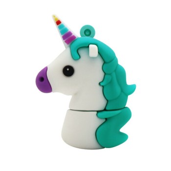 Memoria USB BRobotix - 32GB - USB 2.0 - Unicornio Azul - 190432-30