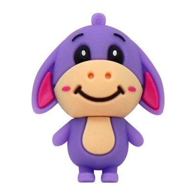 Memoria USB BRobotix 190432-4 - 32GB - USB 2.0 - Burrito Morado - 190432-4