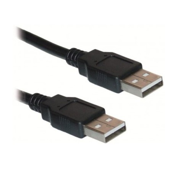 Cable USB BRobotix 206887 - USB 2.0  / USB 2.0 - 1.8 Mts - Negro - 206887