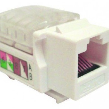 Jack Ethernet BROBOTIX Cat6 RJ-45 Blanco Modelo 230300