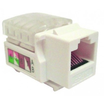 Jack BRobotix - Cat6 - RJ-45 - Blanco - 230300
