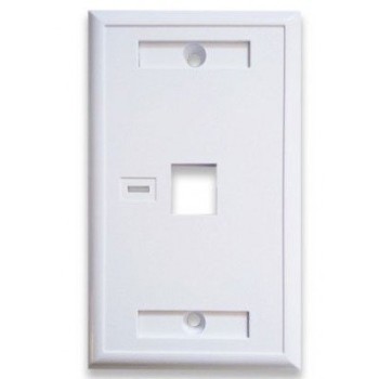 Placa de Pared BRobotix - 1 Salida - Blanco - 251701