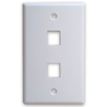 Placa de Pared BRobotix - 2 Salidas - Blanco - 251702