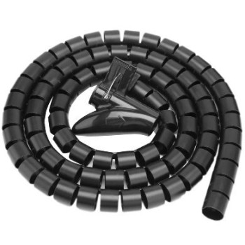 Organizador de Cables BRobotix 263533 - En Tubo - 2 x 150 cm - Plástico - 263533