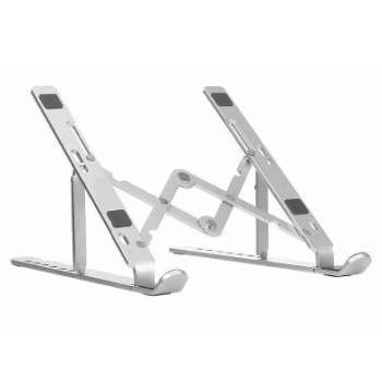Base para Laptop BRobotix 263564 - Ajustable - Hasta 45° - Aluminio - 263564