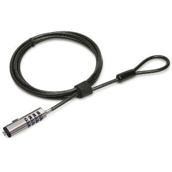 Candado BRobotix 263601 - Combinación - Cable 1.8M - Para Laptop - 263601