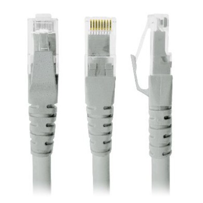 Cable de Red BRobotix - Cat6 - RJ-45 - 1M - Gris - 308194