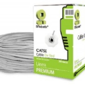 Bobina de Cable de Red BRobotix Cat5e 200M 24 AWG Gris Modelo 308201 Bobina de Cable de Red BRobotix Cat5e 200M 24 AWG Gris Modelo 308201