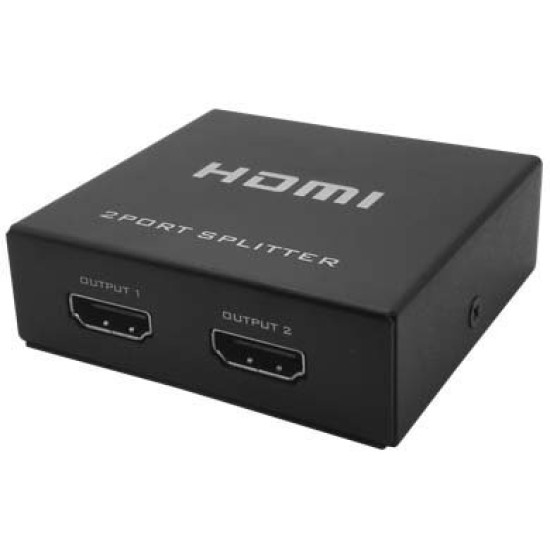 Video Splitter BRobotix 497899 - HDMI - 4K - 2 Dispositivos a 1 PC - 497899