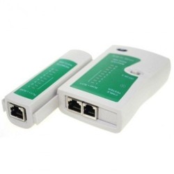 Probador de Cables BRobotix RJ-11/RJ-45 con LED Blanco Modelo 567357