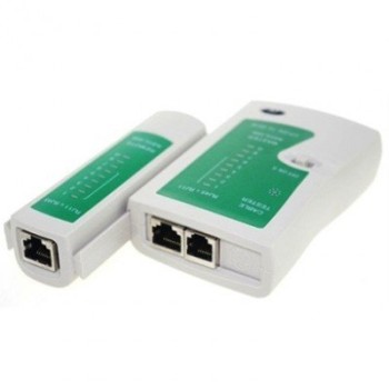 Probador de Cables BRobotix - RJ-11 - RJ-45 - Blanco - 567357