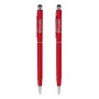 Pluma Stylus BRobotix 6000427 - Tinta Negra - Punta de Goma - 2 Piezas - Roja - 6000427