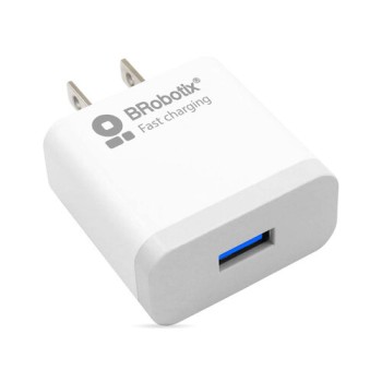Cargador de Pared BRobotix 6000533 - USB 3.0 - Blanco - 6000533