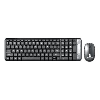 Kit de Teclado y Mouse BRobotix 6000625 - Inalámbrico - USB - Multimedia - Español - Gris - 6000625 Kit de Teclado y Mouse BRobotix 6000625 - Inalámbrico - USB - Multimedia - Español - Gris - 6000625