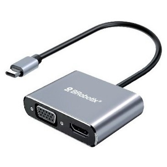 Convertidor de Vídeo 6000687 - USB -C a VGA/ HDMI/ USB 3.0/ USB-C - 6000687