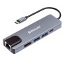 Docking Station BRobotix 6000694 - USB -C a HDMI/ 2x USB 3.0/ USB-C/ RJ45 Gigabit - 6000694