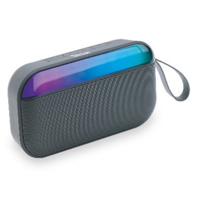 Bocina Portátil BRobotix 600120 - Inalámbrico - Radio FM - Gris - RGB - 600120