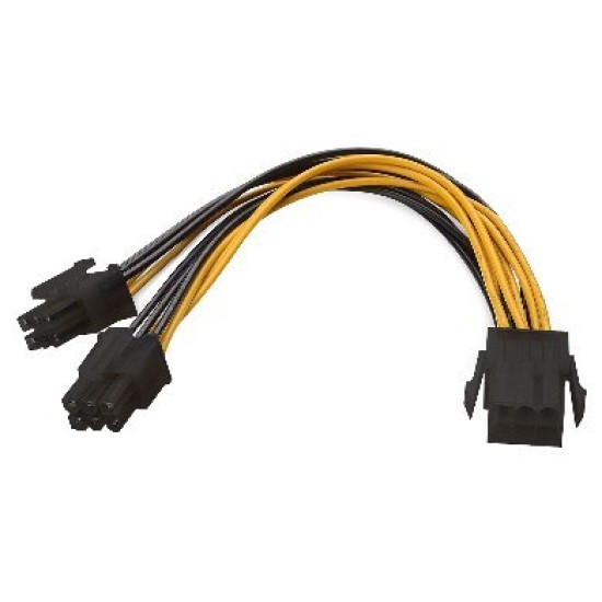 Cable Interno de Alimentación BRobotix 6001448 - PCIe 6 Pines - Splitter - 6001448