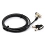 Candado de Seguridad BRobotix 6001639 - Llave - Nano - 1.8 m - Negro - 6001639