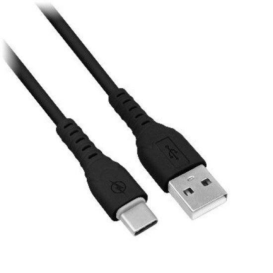 Cable USB-C BRobotix 6001776 - 1 m - Negro - 6001776