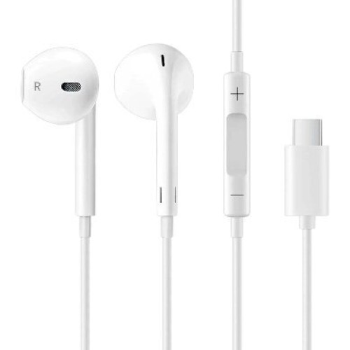 Auriculares BROBOTIX Alámbricos USB-C Blanco Modelo 6005309