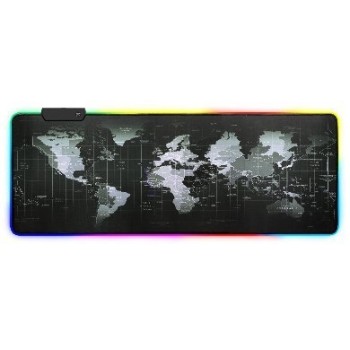 Mouse Pad Gamer BRobotix Planisferio - 800x300x4mm - RGB  - 651329