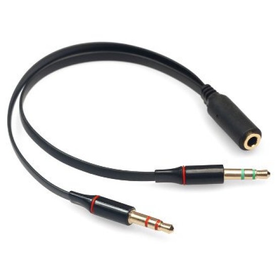 Cable Y BRobotix 651404 - 3.5mm a 2x 3.5mm - Hembra/Macho - 651404