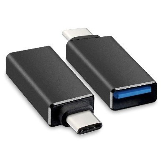 Adaptador USB BRobotix 651480 - USB-A a USB-C - Hembra/Macho - 651480