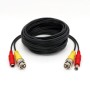 Bobina de Cable CCTV SIAMES BRobotix 764731 - 2 Conectores BNC - 2 Conectores Energía - 15 Mts - Negro/Rojo - 764731