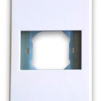 Placa de Pared BRobotix 1 Salida Blanco Modelo 938276