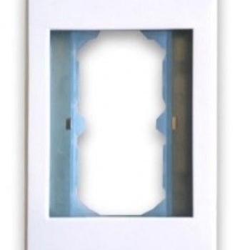 Tapa para Caja BROBOTIX 2 Salidas Color Blanco Modelo 938283
