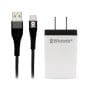 Cargador BRobotix 963325 - USB-C - Blanco / Negro - 963325
