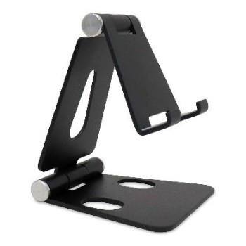 Soporte para Celular BRobotix 963807 - Aluminio - Plegable - Negro - 963807