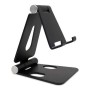 Soporte para Celular BRobotix 963807 - Aluminio - Plegable - Negro - 963807