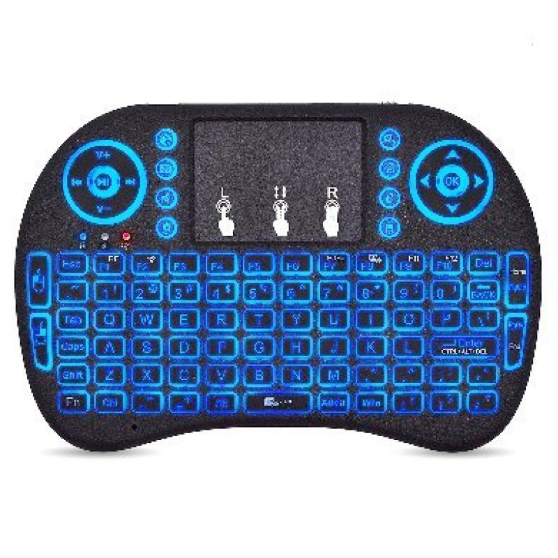 Teclado BRobotix 963814 - Inalámbrico - USB - RGB - 963814