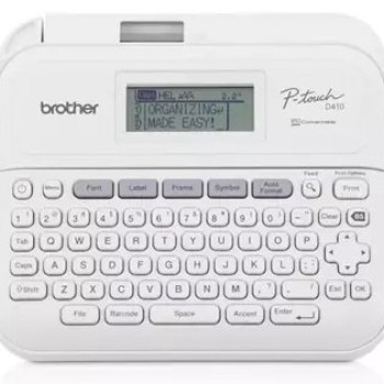 Rotuladora Portátil Brother PT-D410 con 50 Etiquetas - Velocidad 20 mm/s - Para Cintas 3.5 a 18 mm