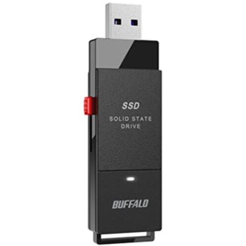 Unidad de Estado Sólido Externo Buffalo SSD-PUT - 2TB - USB 3.2 - Negro - SSD-PUT2.0U3B