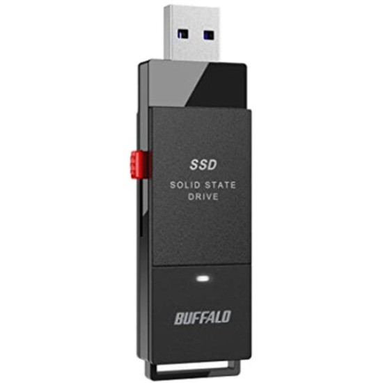 Unidad de Estado Sólido Externo Buffalo SSD-PUT - 2TB - USB 3.2 - Negro - SSD-PUT2.0U3B