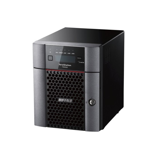 Sistema de Discos NAS Buffalo TeraStation 5420 - 4 Bahías - 24TB (2x 12TB) - RAID 0/1/5/6/10/JBOD - TS5420DN2402