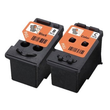 Kit Cabezal de Tinta Canon - BH-10 de Tinta Negra - CH-10 de Color - 3418C004AA