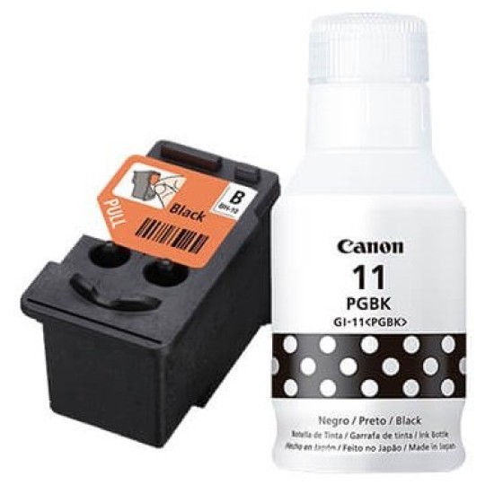 Kit Cabezal de Tinta Canon - BH-10 de Tinta Negra - GI-11 de Tinta Negra - 3418C006AA