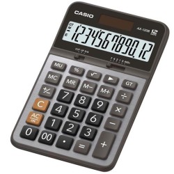 Calculadora de Escritorio Casio AX120B - 12 Dígitos Estándar - Modelo AX-120B-S-MC