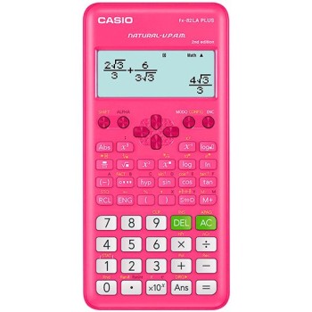 Calculadora Científica CASIO FX-82LAPLUS2 - 12 Dígitos - 252 Funciones - Rosa - FX-82LAPLUS2-PK