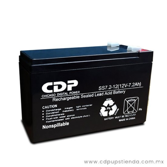 Batería de Reemplazo CDP LSB7.2/12 - 12V - 12V/7.2AH