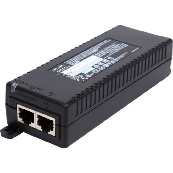 Inyector Cisco - 2x RJ-45 - PoE - 25W - AIR-PWRINJ6=