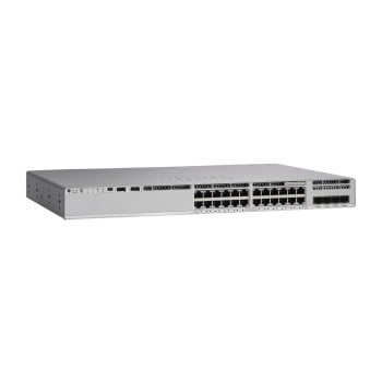 Switch Cisco Catalyst 9200L - 24 puertos - PoE+ - 4x Gigabit - No Gestionado - C9200L-24P-4X-E