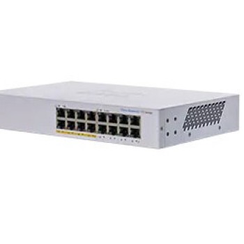 Switch Cisco 16 Puertos Gigabit No Gestionado CBS110-16PP-NA