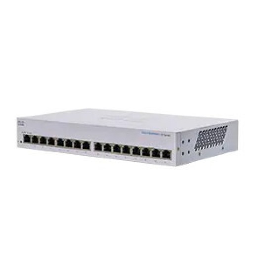 Switch Cisco CBS110-16T - 16 Puertos - Gigabit - No Gestionado - CBS110-16T-NA