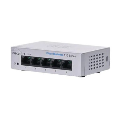 Switch Cisco CBS110-5T-D - 5 Puertos - Gigabit - No Gestionado - CBS110-5T-D-NA